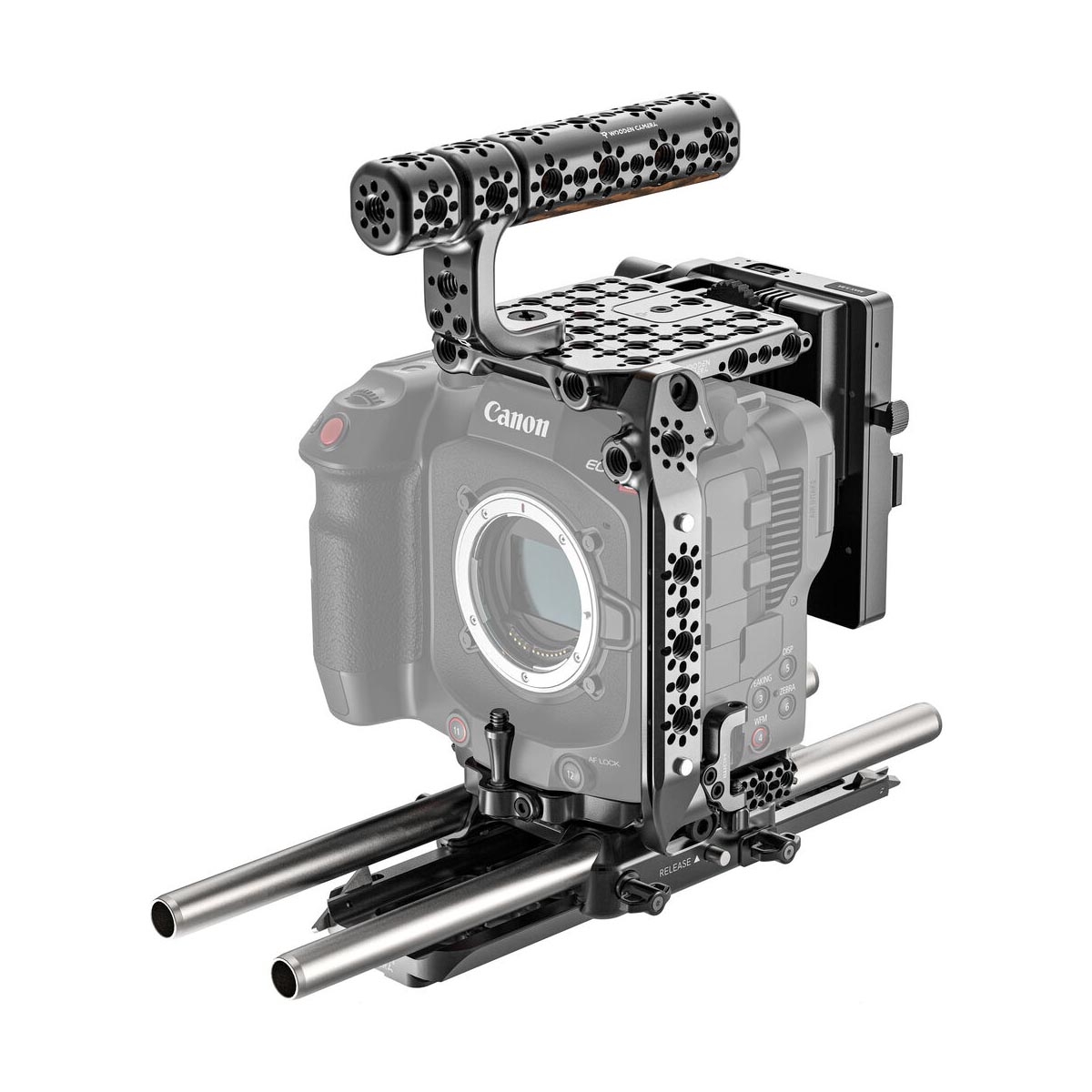 Wooden Camera Elite Accessory System pre Canon EOS C80 (V-Mount)