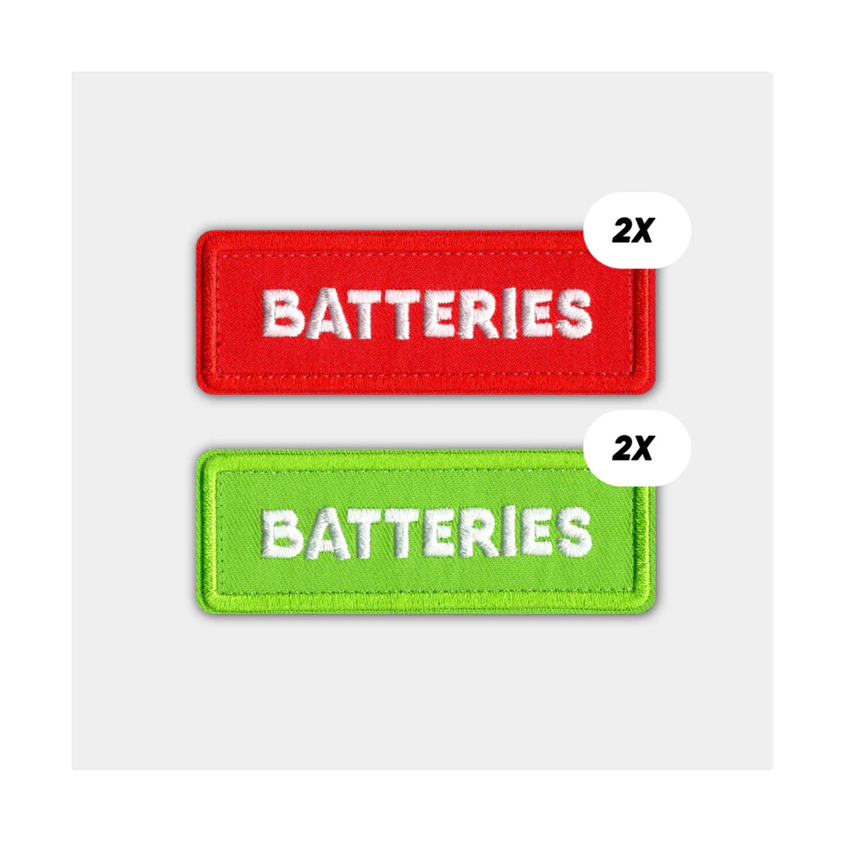 CRDBAG Battery Single Patches