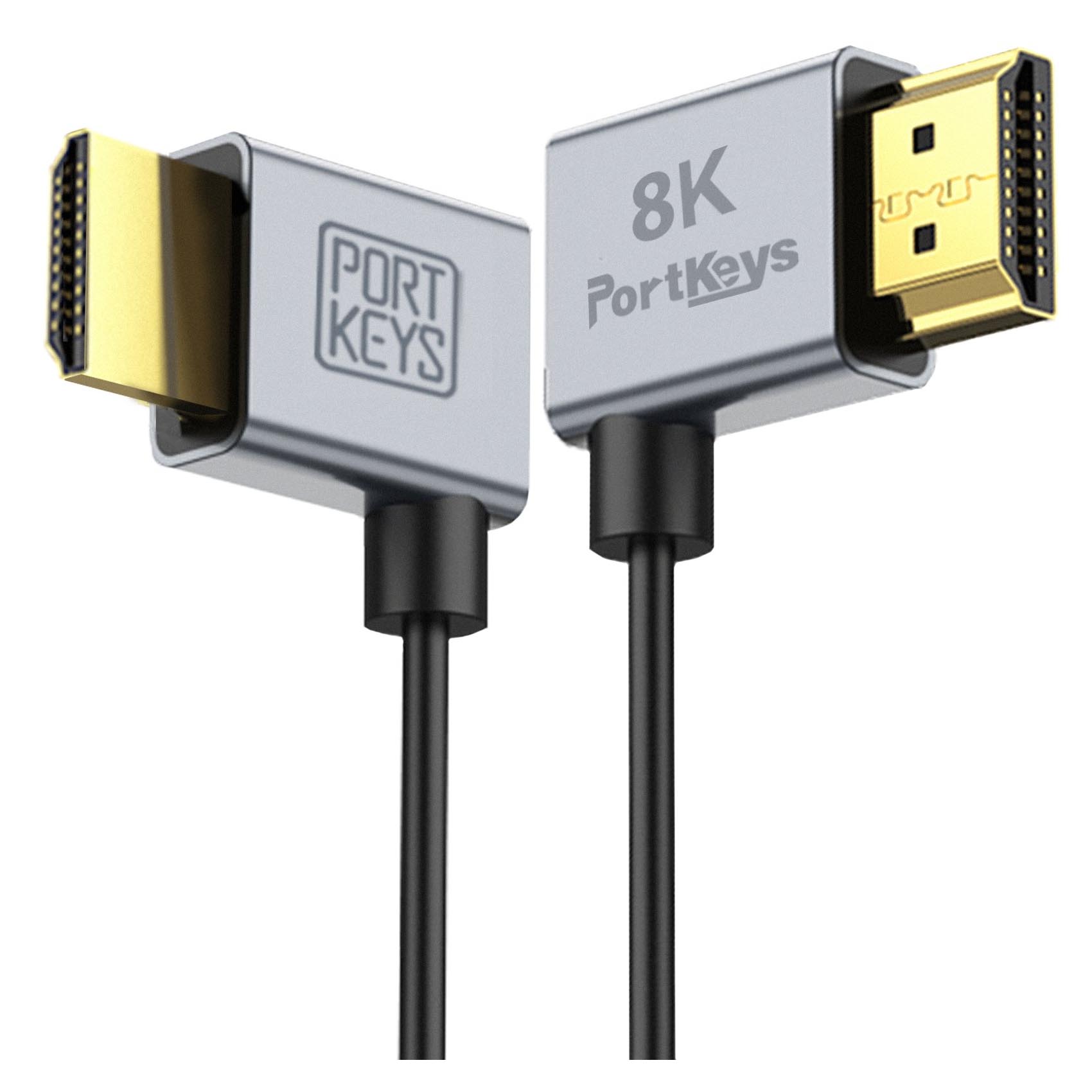 PortKeys – 8K HDMI Type A to Type D – 100 cm
