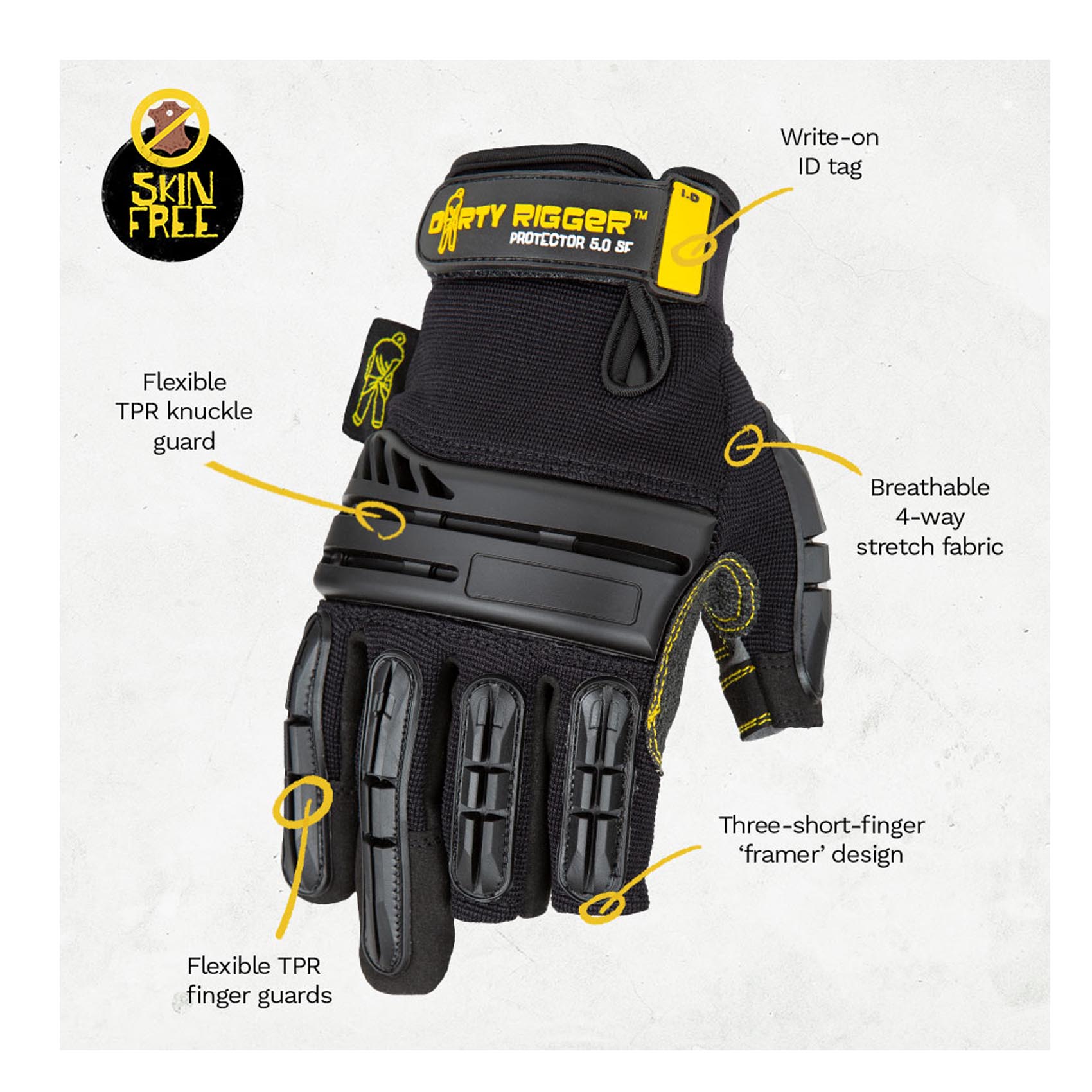 Dirty Rigger – Protector 5.0 SF Glove – Framer