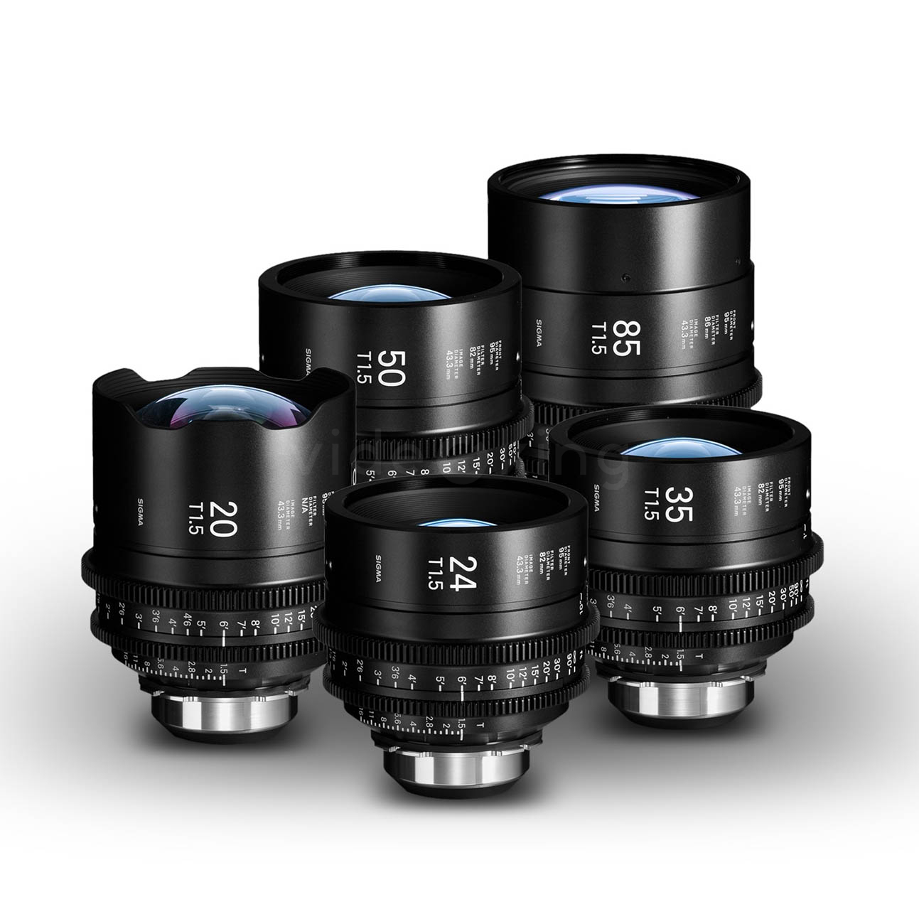 SIGMA Cine FF High-Speed 5 Prime Lens Kit with Case