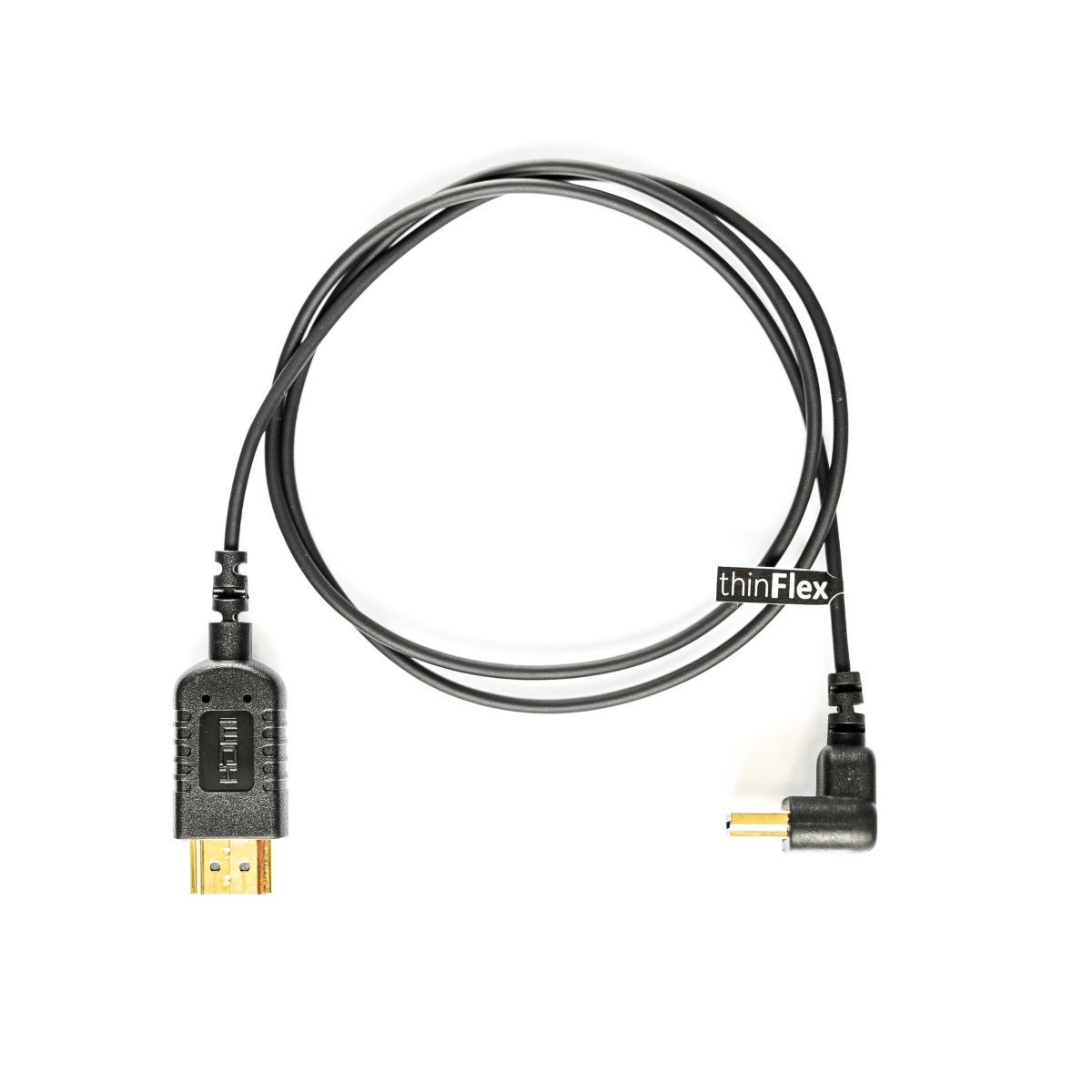 thinFlex Right Angle HDMI to HDMI – 4K60p HDMI Kabel 80cm