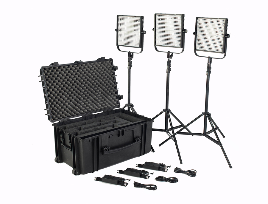 Litepanels 1×1 LS Traveler TRIO Kit