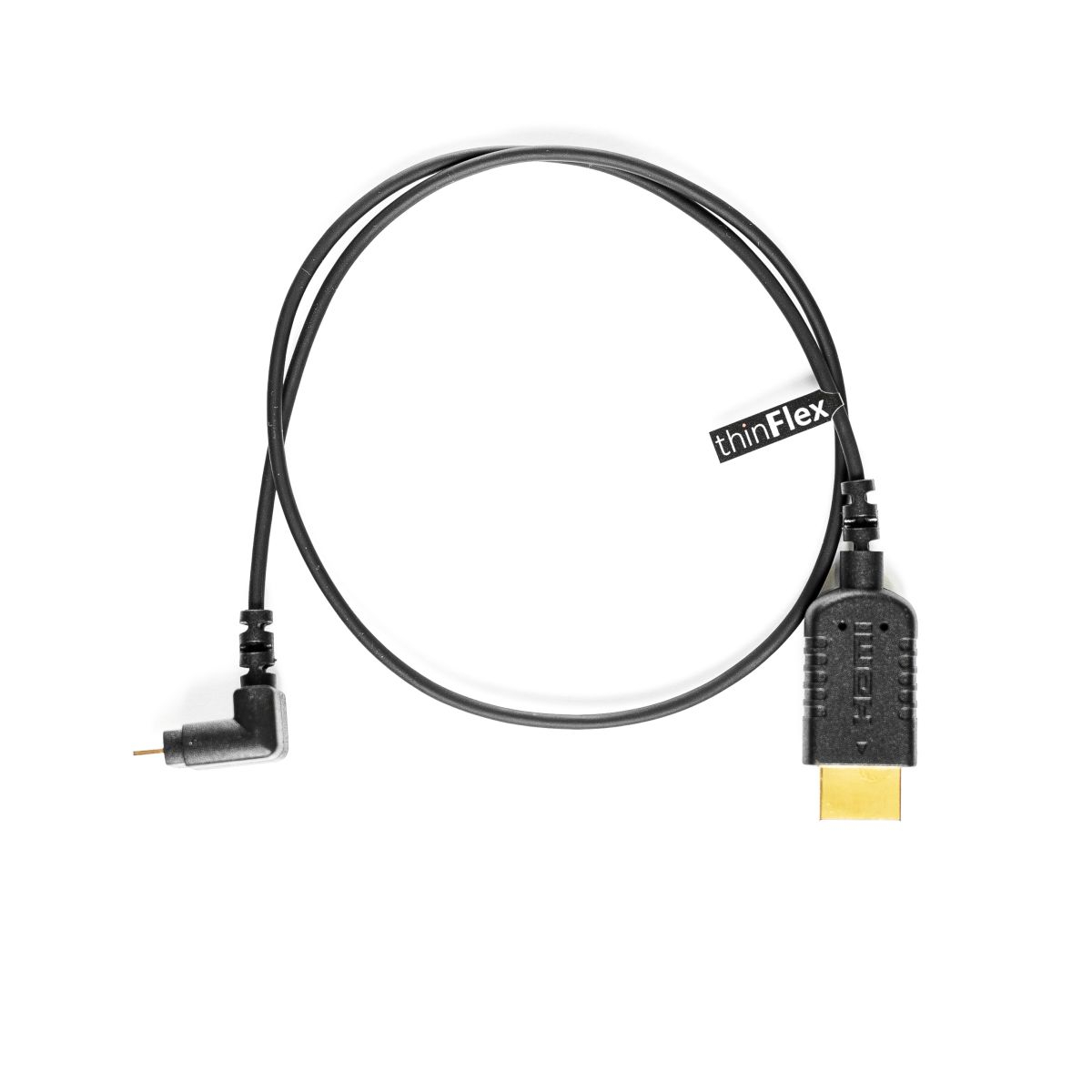 thinFlex Right Angle Micro-HDMI to HDMI – 4K60p HDMI Kabel 50cm