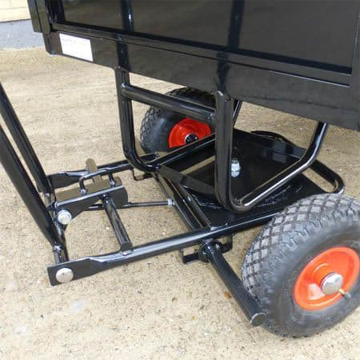 9 Euro-Container Braked Trailer Film Cart _5