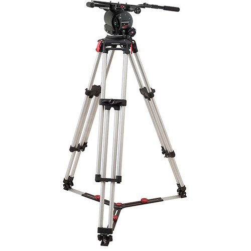 OConnor 120EX head & Cine Mitchell tripod with floor spreader