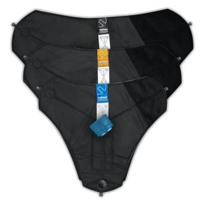 CRDBAG Set of 3 Y-Wraps (Black, Small:Medium:Large)_1
