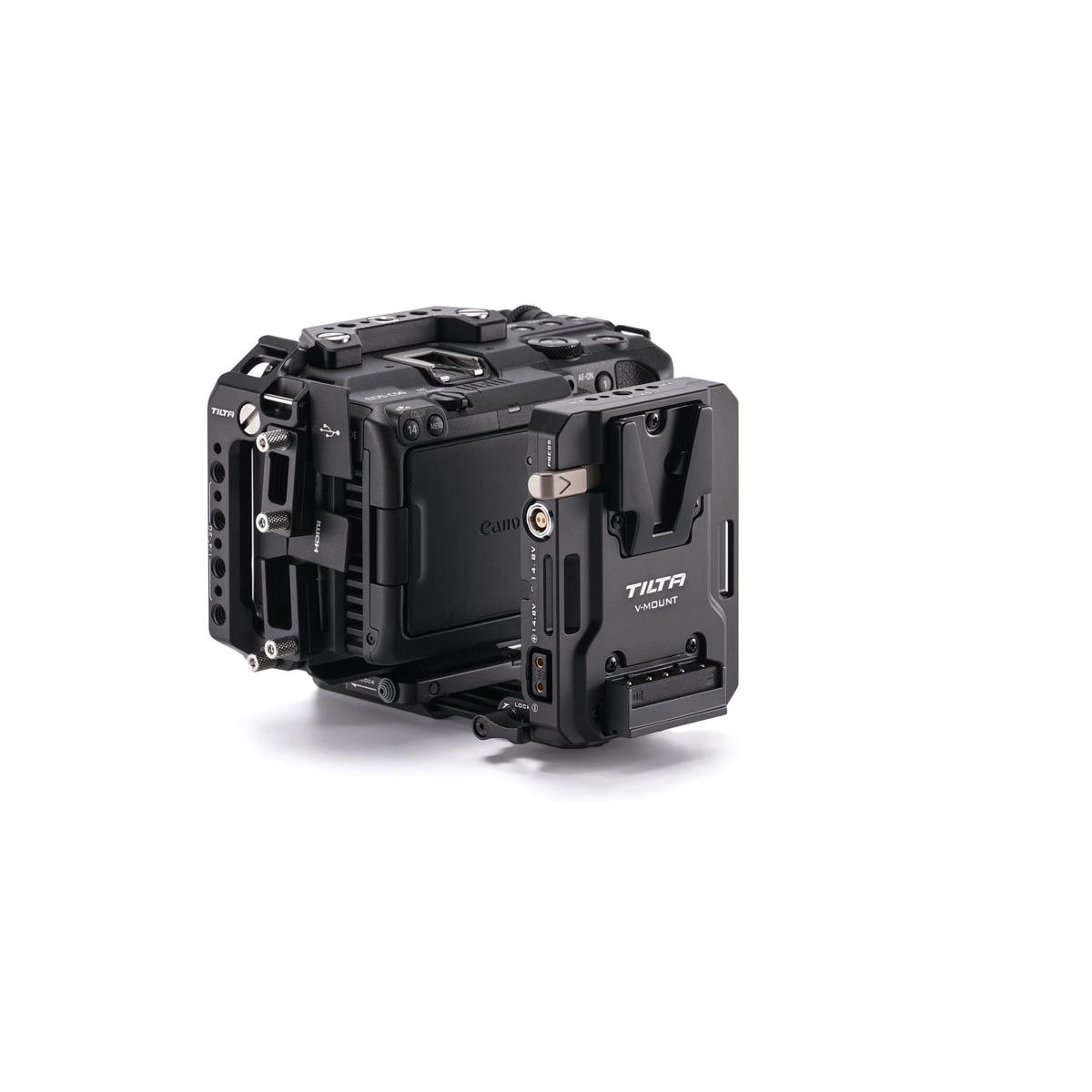 Camera Cage for Canon C50 Power Kit – Black-2