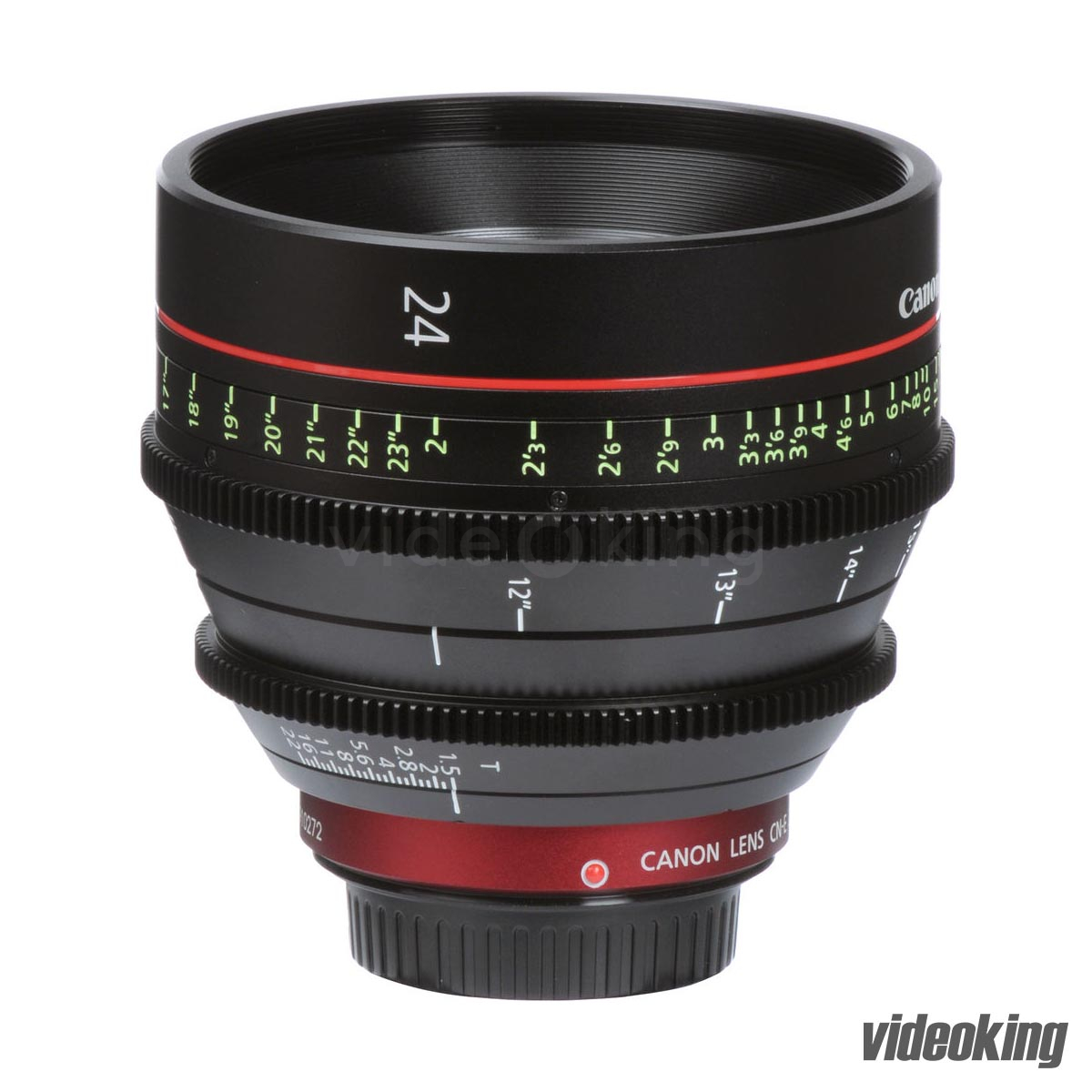 Canon CN-E 24mm T1.5 L F Cinema Prime Lens (EF Mount)