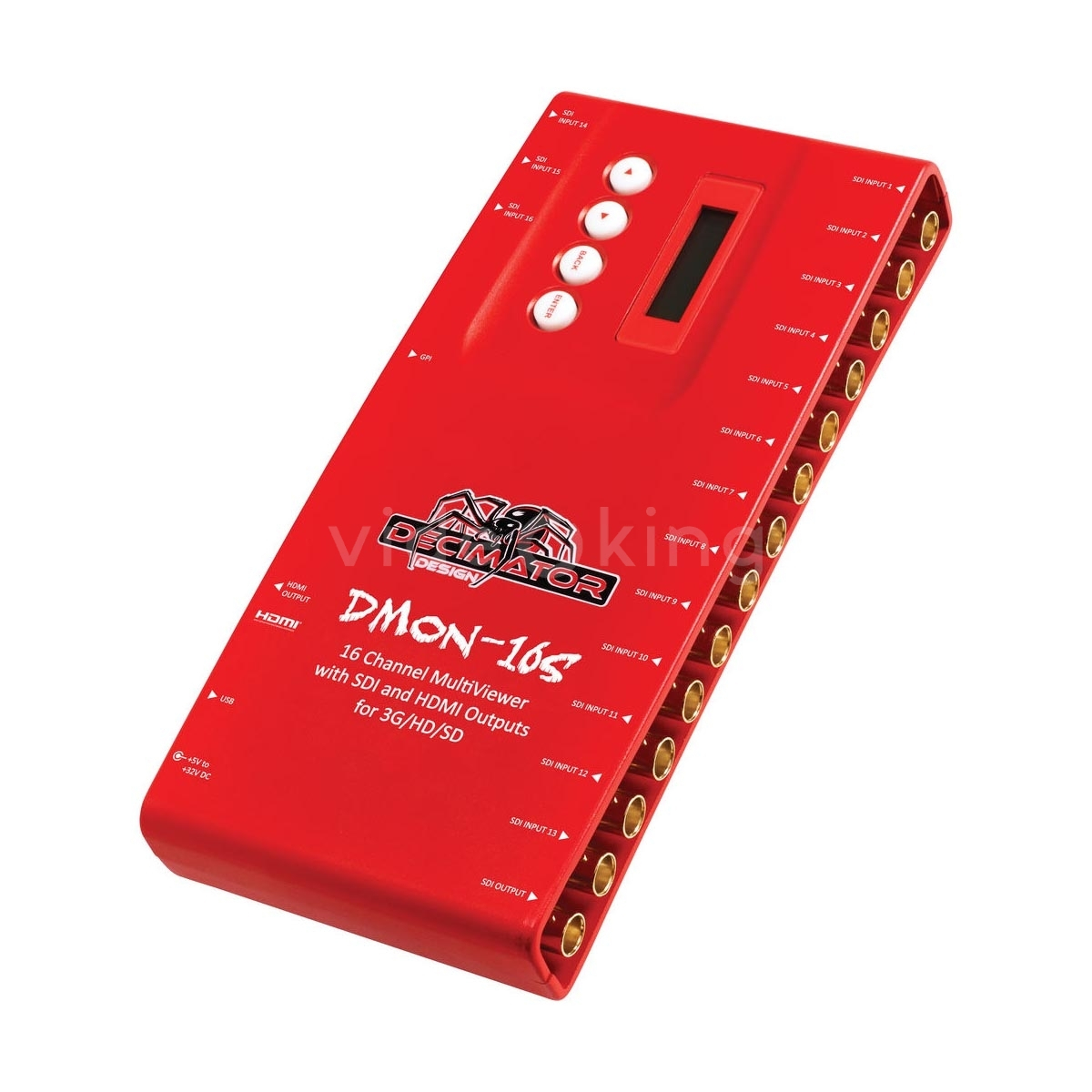 Decimator DMON-16S 16-Channel Multi-Viewer w/ HDMI & SDI Outputs for 3G/HD/SD