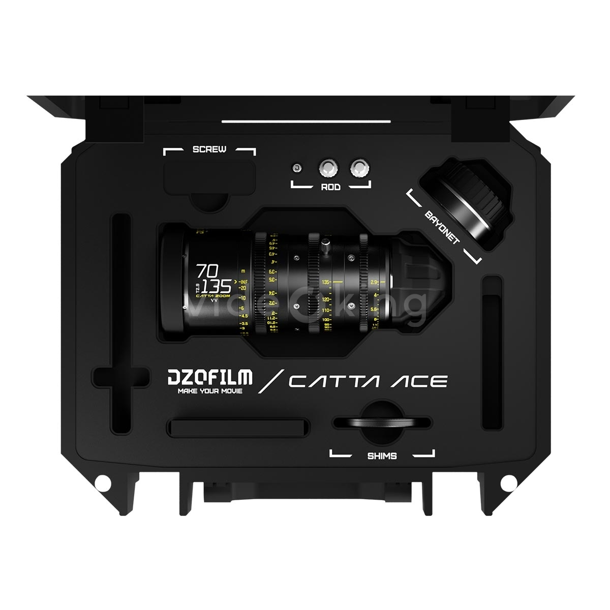 DZOFILM Catta ACE FF Zoom 70-135mm T2.9 Black (PL+EF Mount)