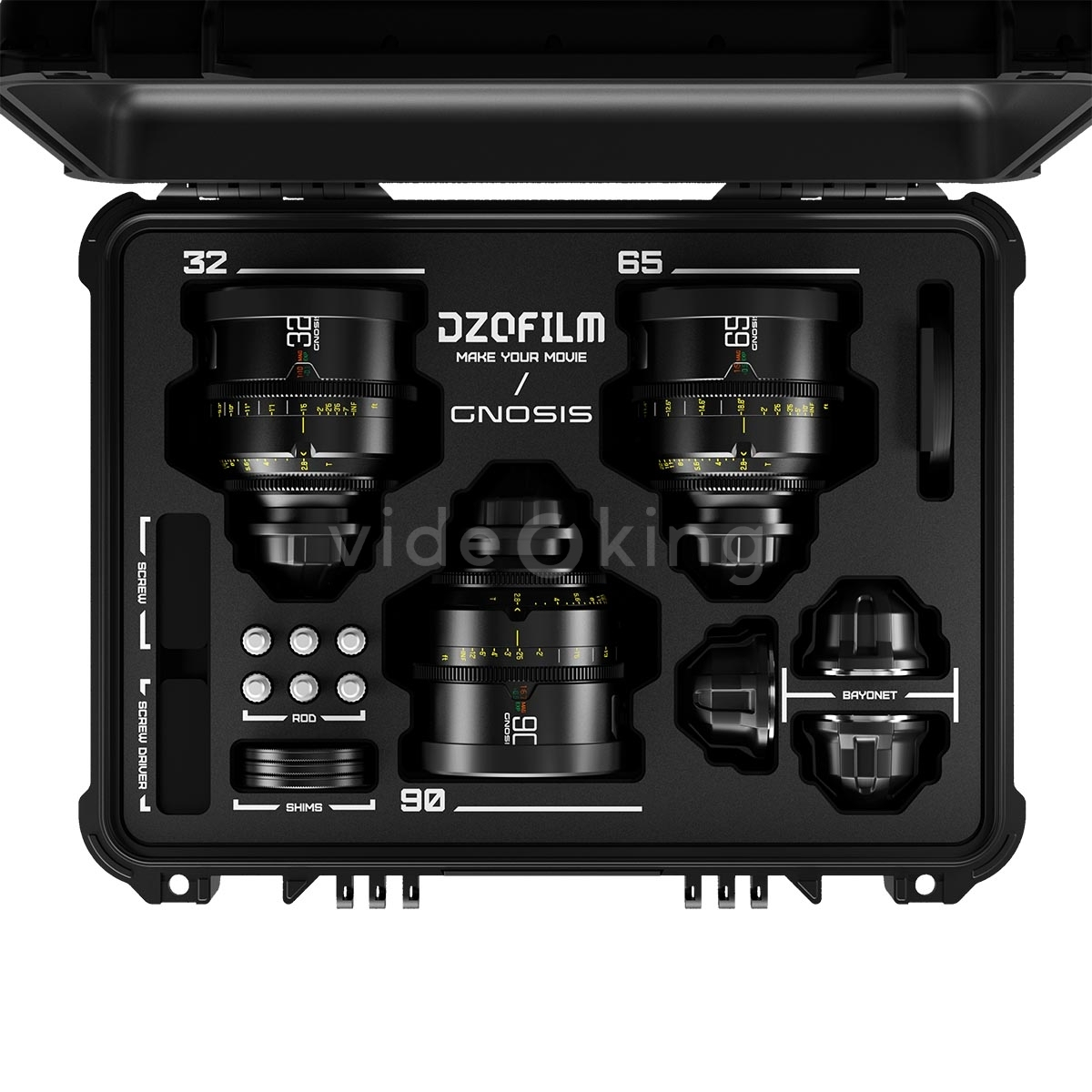DZOFILM Gnosis Macro 3-Lens Set (32mm, 65mm, 90mm T2.8) (PL+EF Mount)