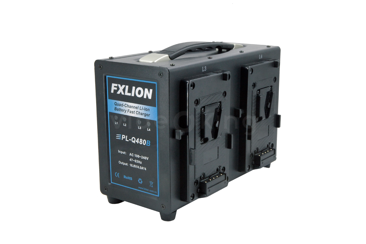 FXLION Quad-channel V-Mount Fast Charger