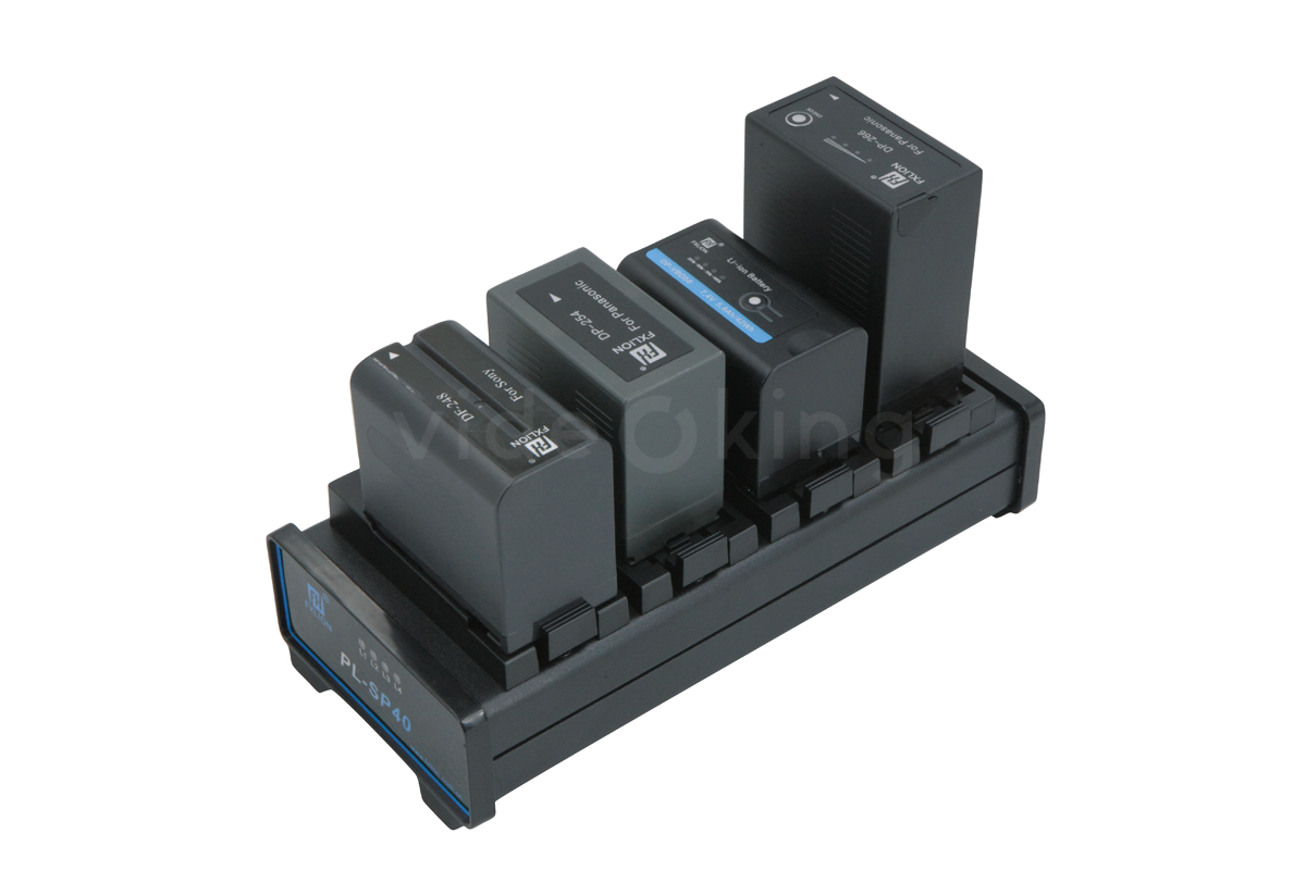 FXLION Quad-channel DV battery universal charger