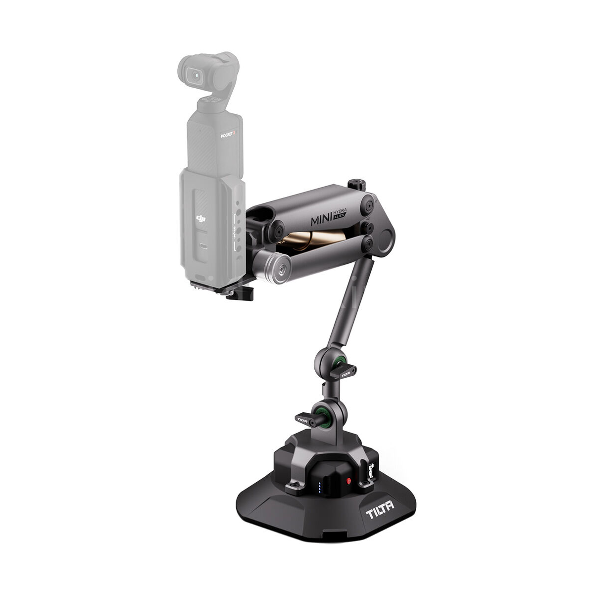 TILTA Hydra Alien Mini Car Mount Kit with Electronic Suction Cup – Titanium Gray