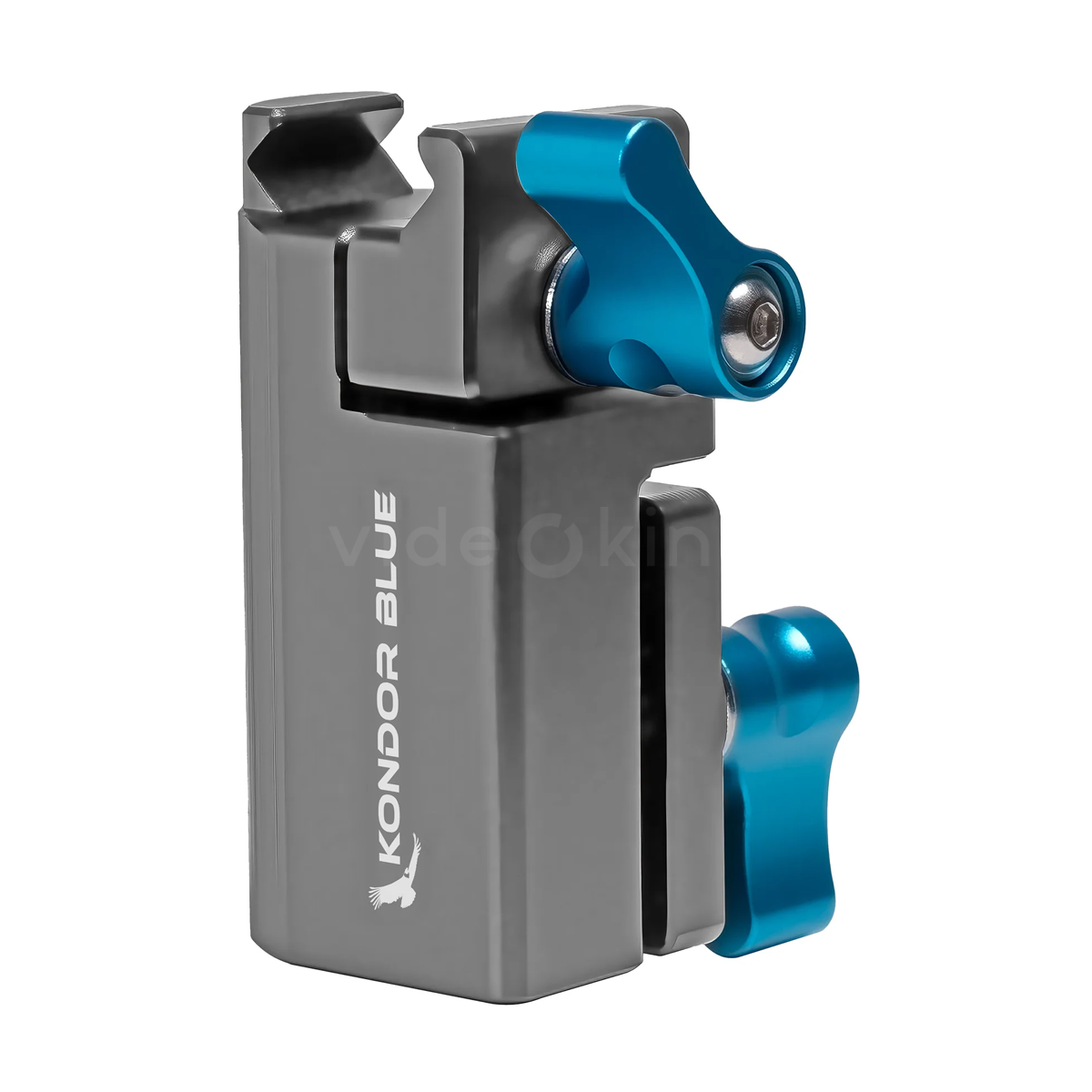 Kondor Blue Baby Pin 5/8″ Spigot Receiver to NATO Clamp Adapter for Light Stands and Monitors