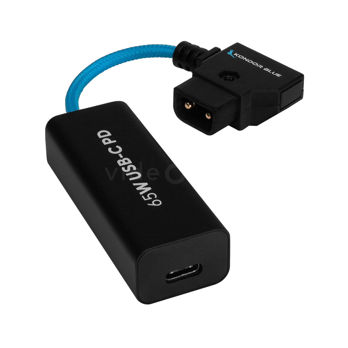 Kondor Blue 6” D-Tap to (Female) USB-C PD Cable – 2-Way Battery Charging Power