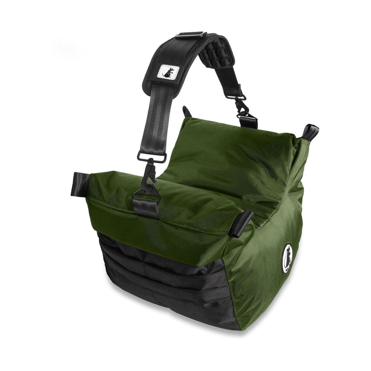 Large Saddle Bag V4 Navy Green-3