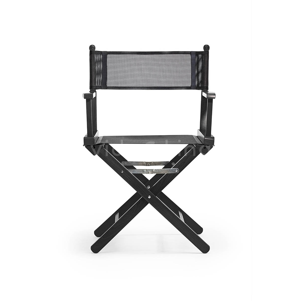 Low Director Chair Black Plastic