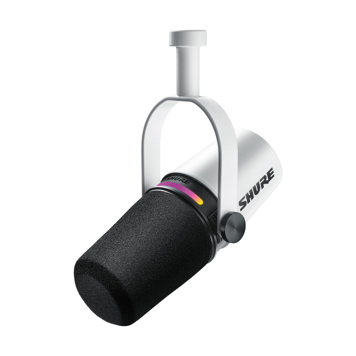 Shure MV7+ Podcast XLR:USB Microphone (White)_1
