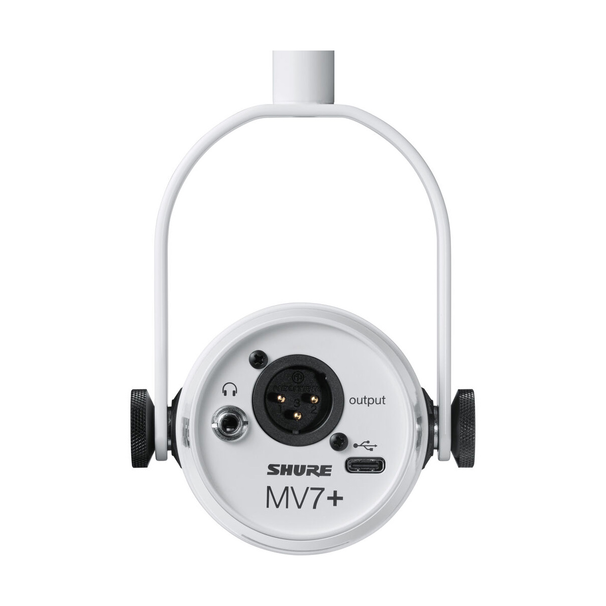 Shure MV7+ Podcast XLR:USB Microphone (White)_4
