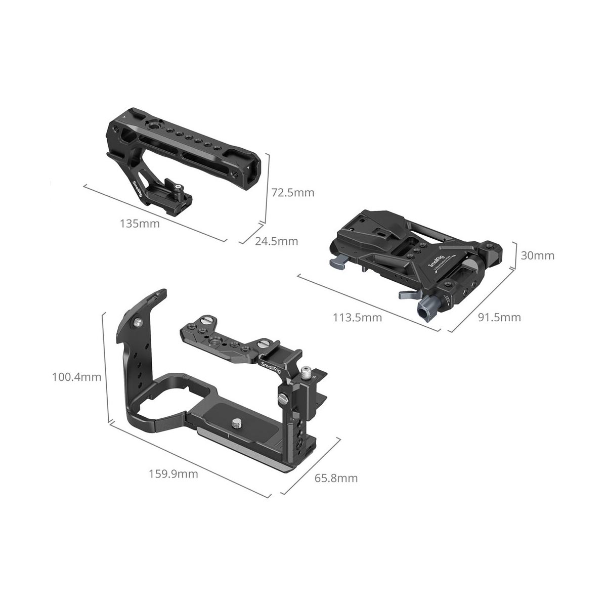 SmallRig Advanced Cage Kit with Battery Plate for Sony FX2 5590-2