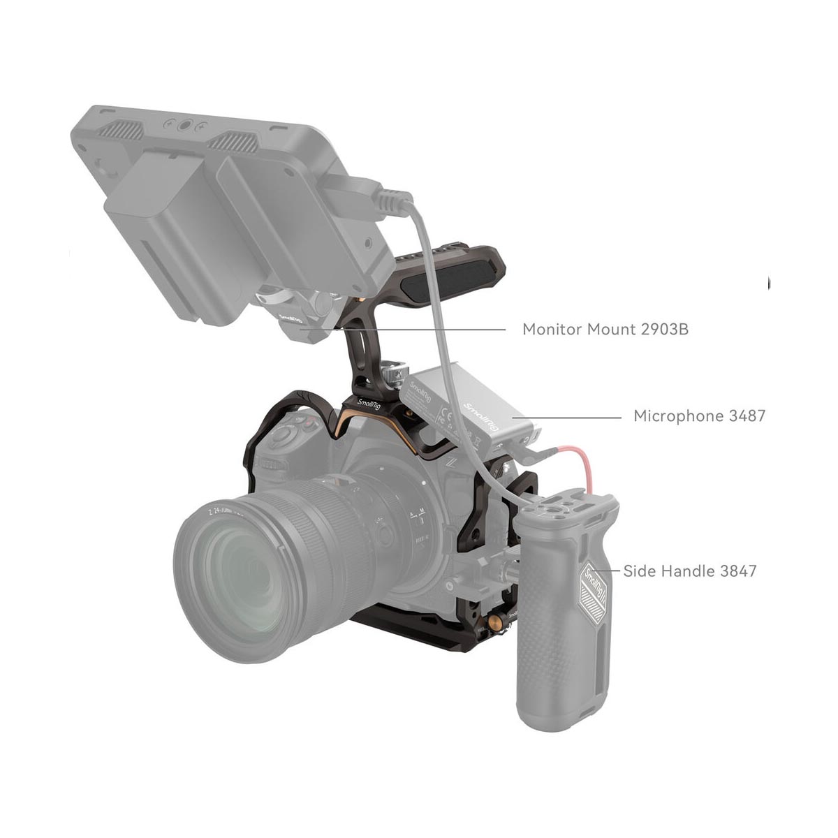 SmallRig Cage Kit Night Eagle For Nikon Z 8 4317-4
