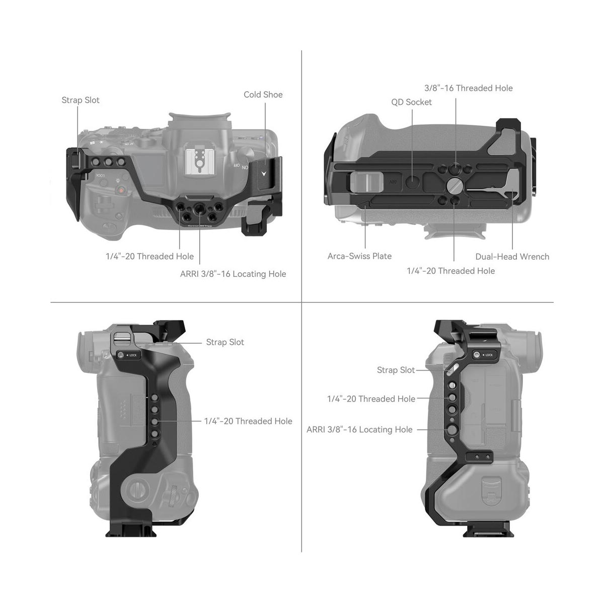 SmallRig Cage for Canon EOS R5C-2