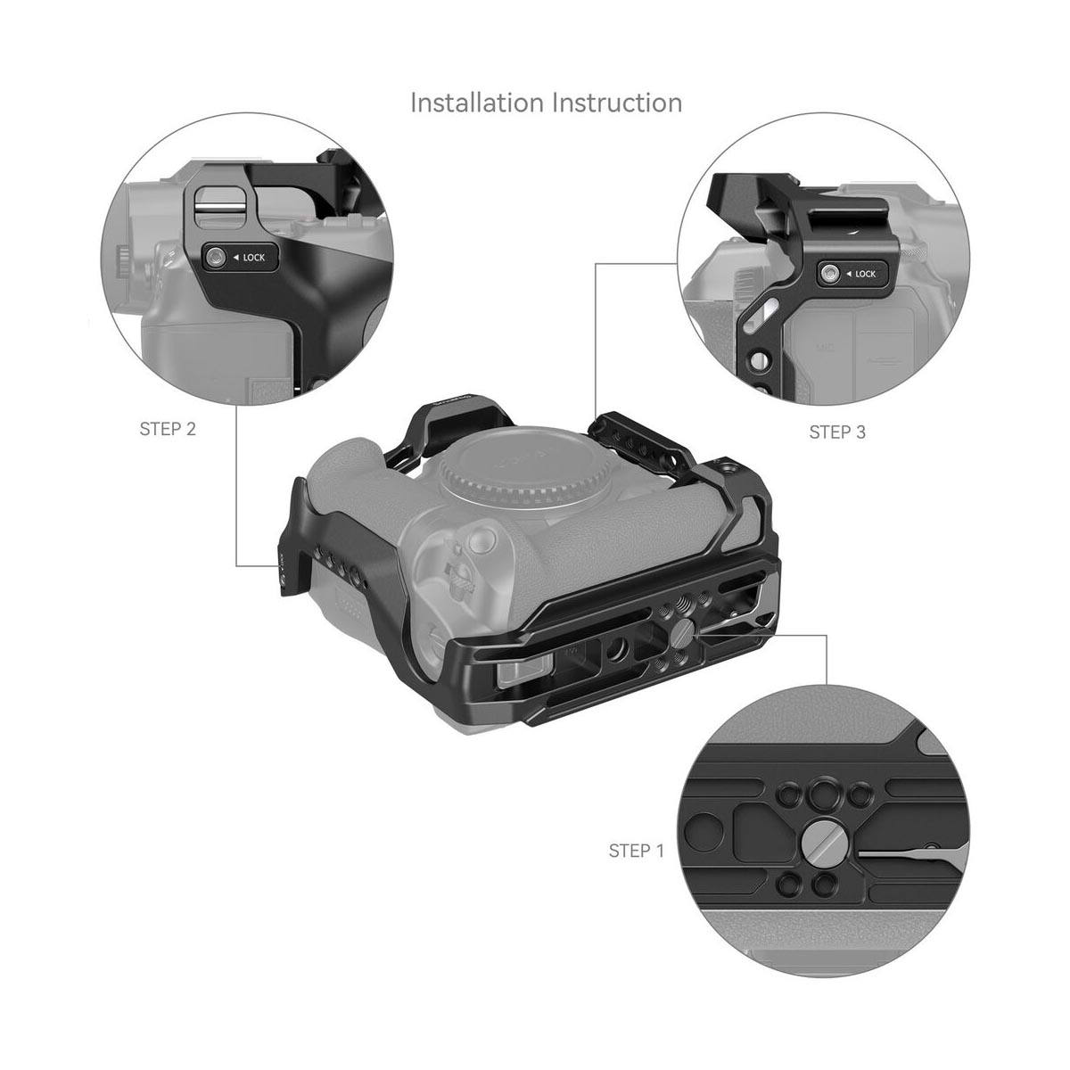 SmallRig Cage for Canon EOS R5C-3
