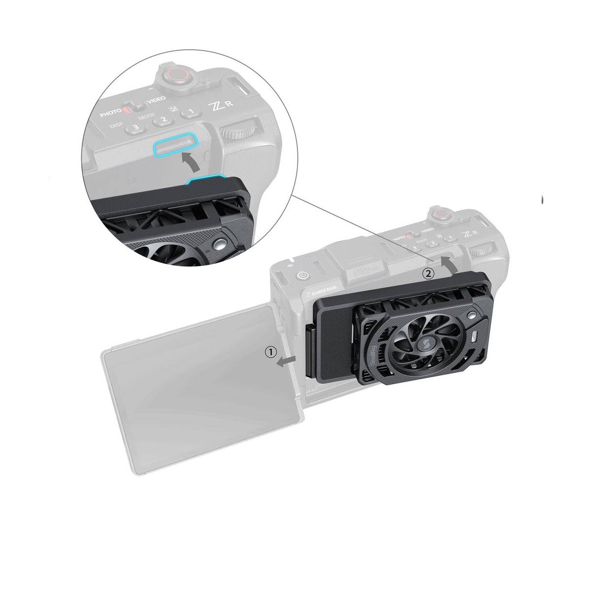 SmallRig Cooling Fan for Nikon ZR 5874-3