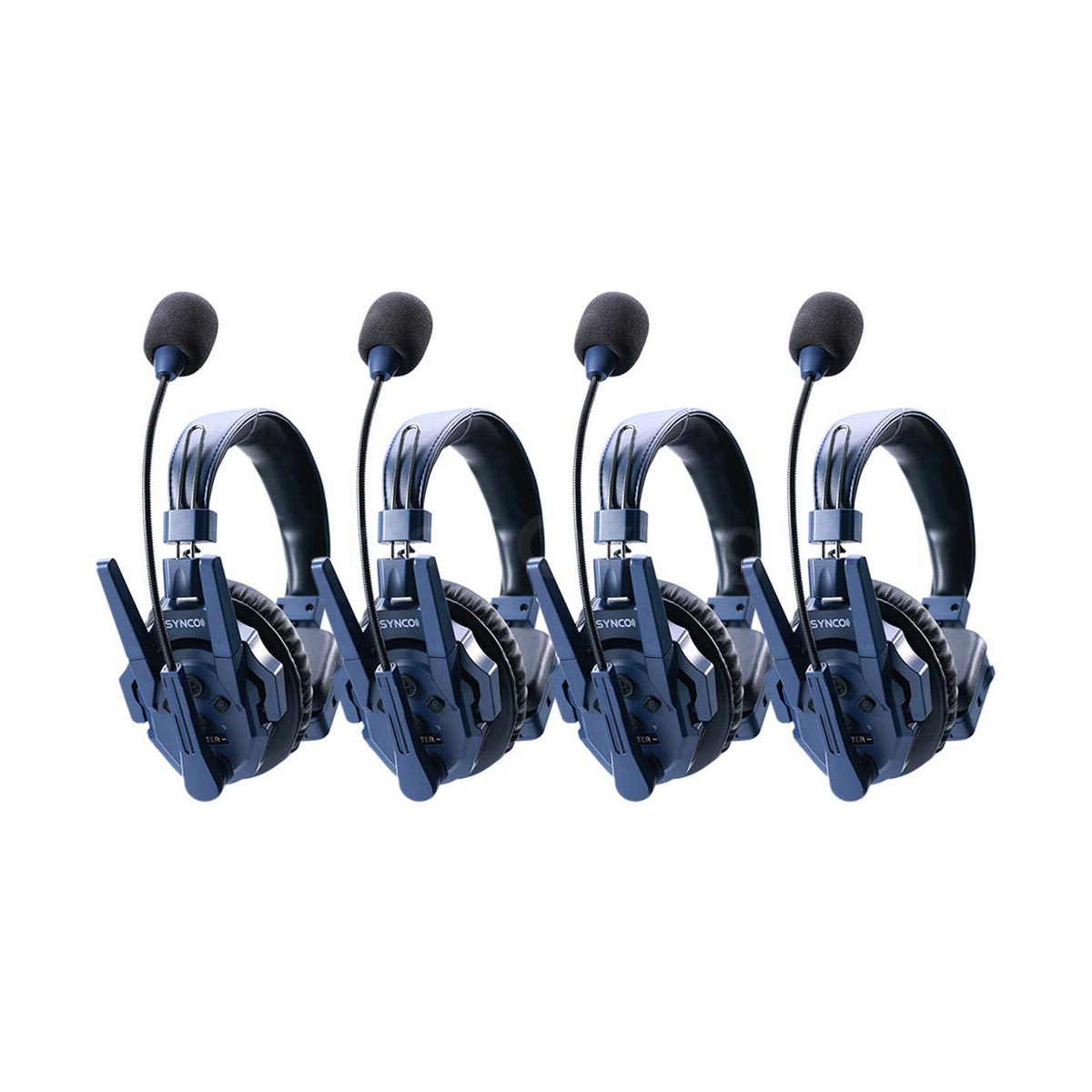Synco Xtalk Master XM4 Intercom System with 4 Single-Ear Headsets