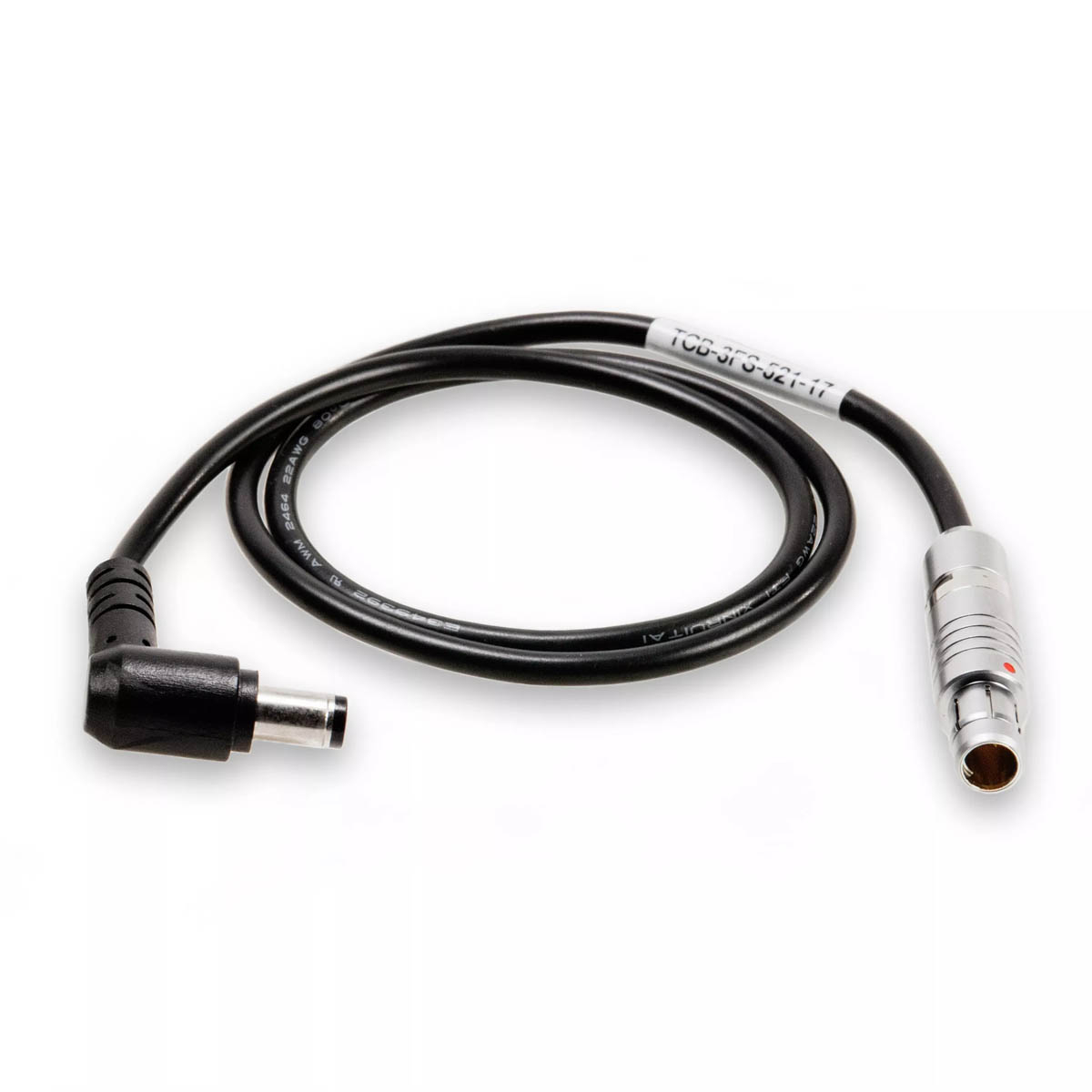 TILTA 3-Pin Fischer to 5.5/2.1mm DC Male Cable