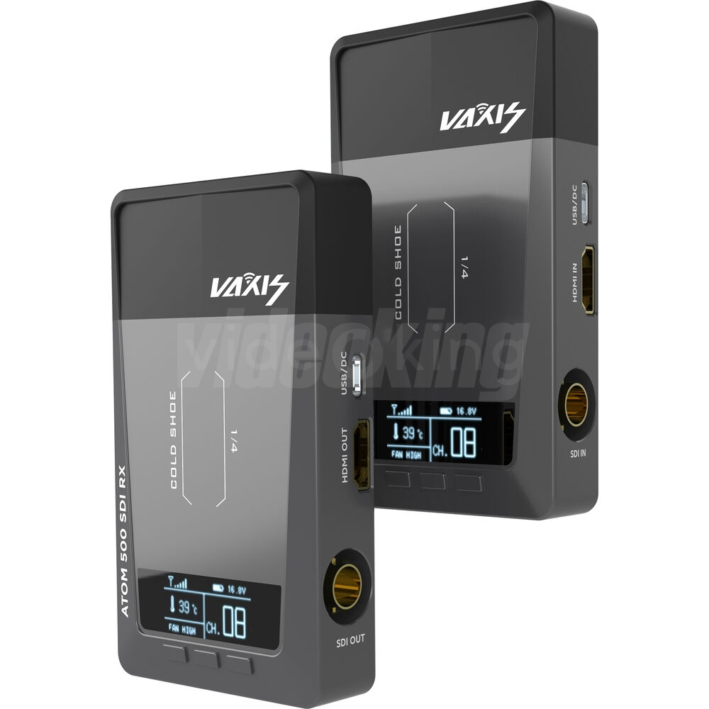 CDATA[Vaxis ATOM 500 je ideálny pre použitie v rôznych situáciách, vrátane nahrávania filmov, TV vysielania a dokumentárnych produkcií. Vďaka vysokému dosahu a kvalite prenosu je skvelým pomocníkom pre natáčanie v exteriéroch, kde sú profesionáli často obmedzení dĺžkou káblov. Tento systém je tiež ideálny na živé vysielania, kde je potrebné zabezpečiť rýchly a stabilný prenos signálu medzi kamerou a produkčným štábom.
Vďaka schopnosti prenášať video signály s nízkou latenciou je Vaxis ATOM 500 skvelou voľbou aj pre športové udalosti a eventy, kde je potrebné okamžite reagovať na zmeny scény. Jeho robustná konštrukcia zabezpečuje dlhú životnosť aj pri častom používaní v náročných podmienkach.
S Vaxis ATOM 500 SDI Wireless Video Transmitter and Receiver Kit získate spoľahlivého partnera pre vašu produkciu, ktorý vám pomôže dosiahnuť profesionálne výsledky s minimom stresu a obmedzení.
![