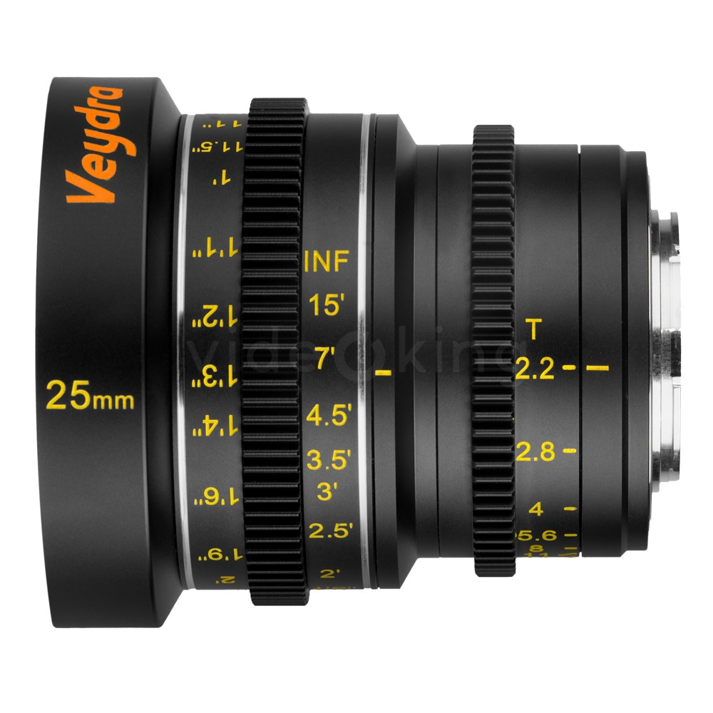 Veydra Mini Prime 25mm T2.2 (M4/3, Sony E, C-Mount)