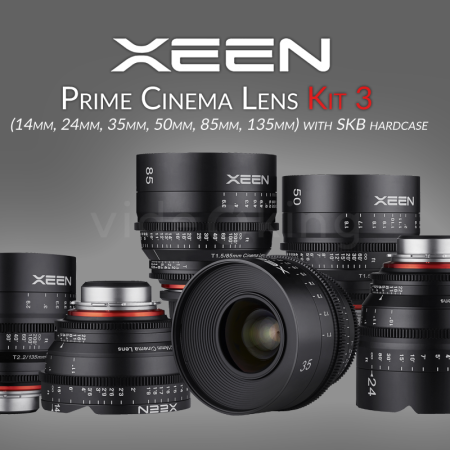 XEEN Prime Cinema Lens Kit 3