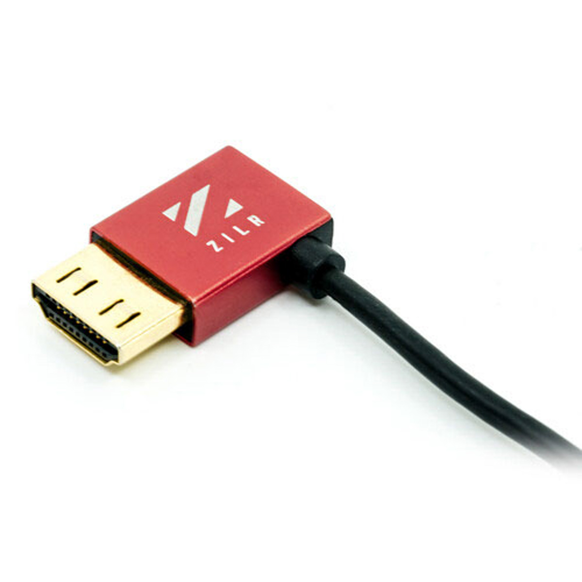 ZILR 8Kp60 50cm (Full to Right Angle Full) Hyper Thin High Speed HDMI Secure Cable with Ethernet