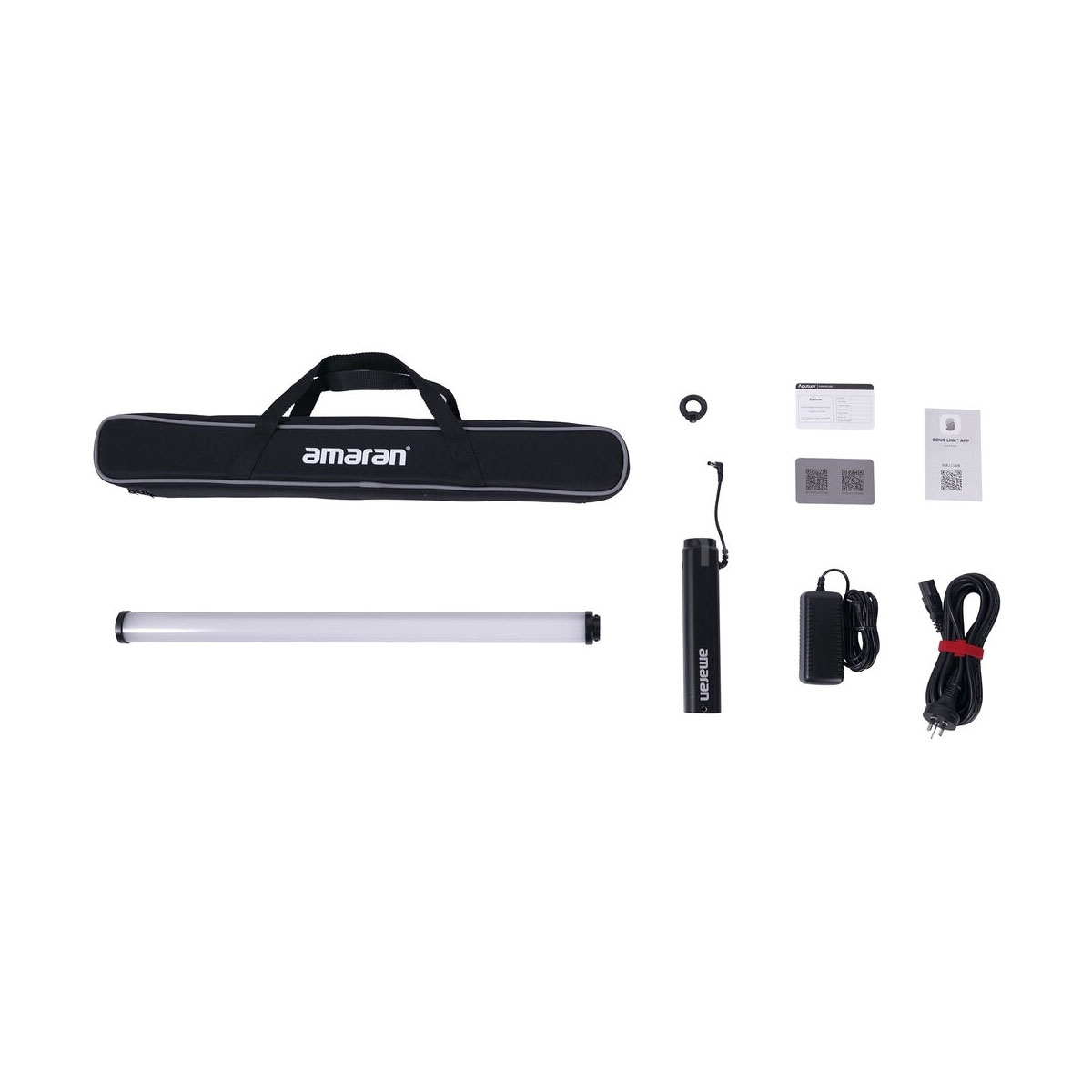 Amaran T2c RGBWW LED Tube Light with Battery Grip