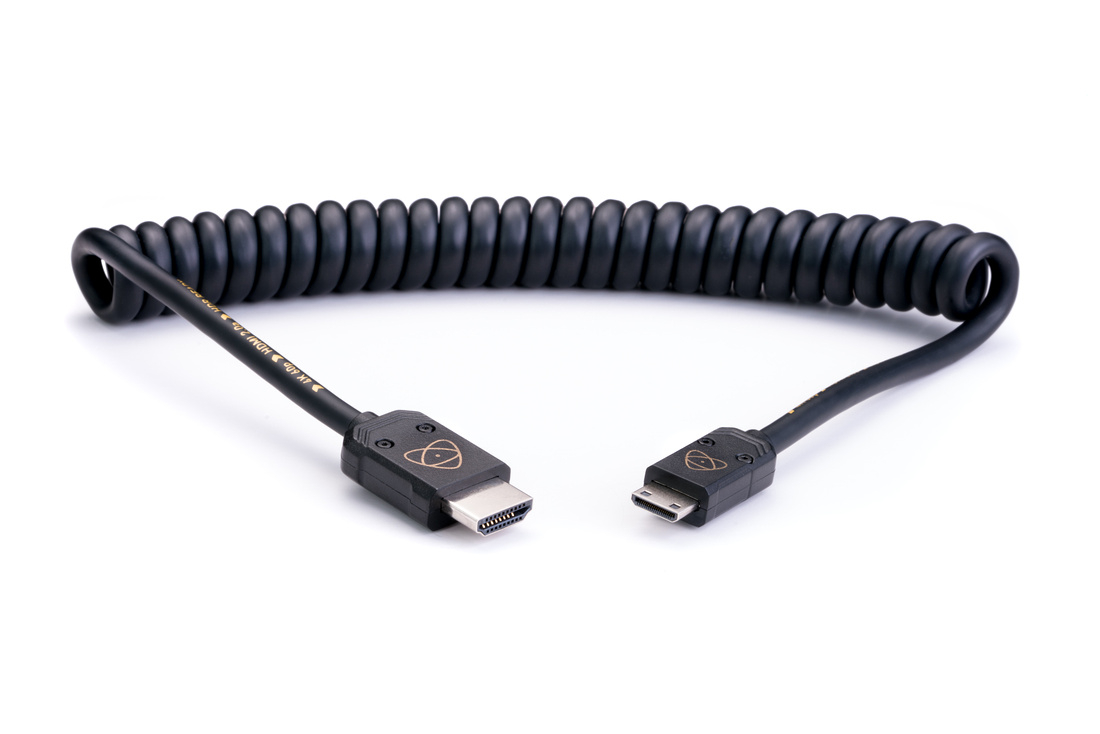 Atomos AtomFlex Coiled Cable – HDMI to MiniHDMI 40cm