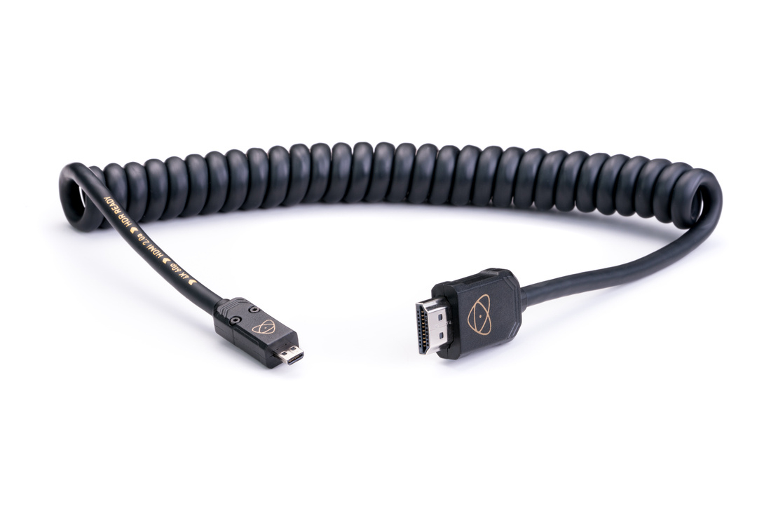 Atomos AtomFlex Coiled Cable – HDMI to MicroHDMI 40cm