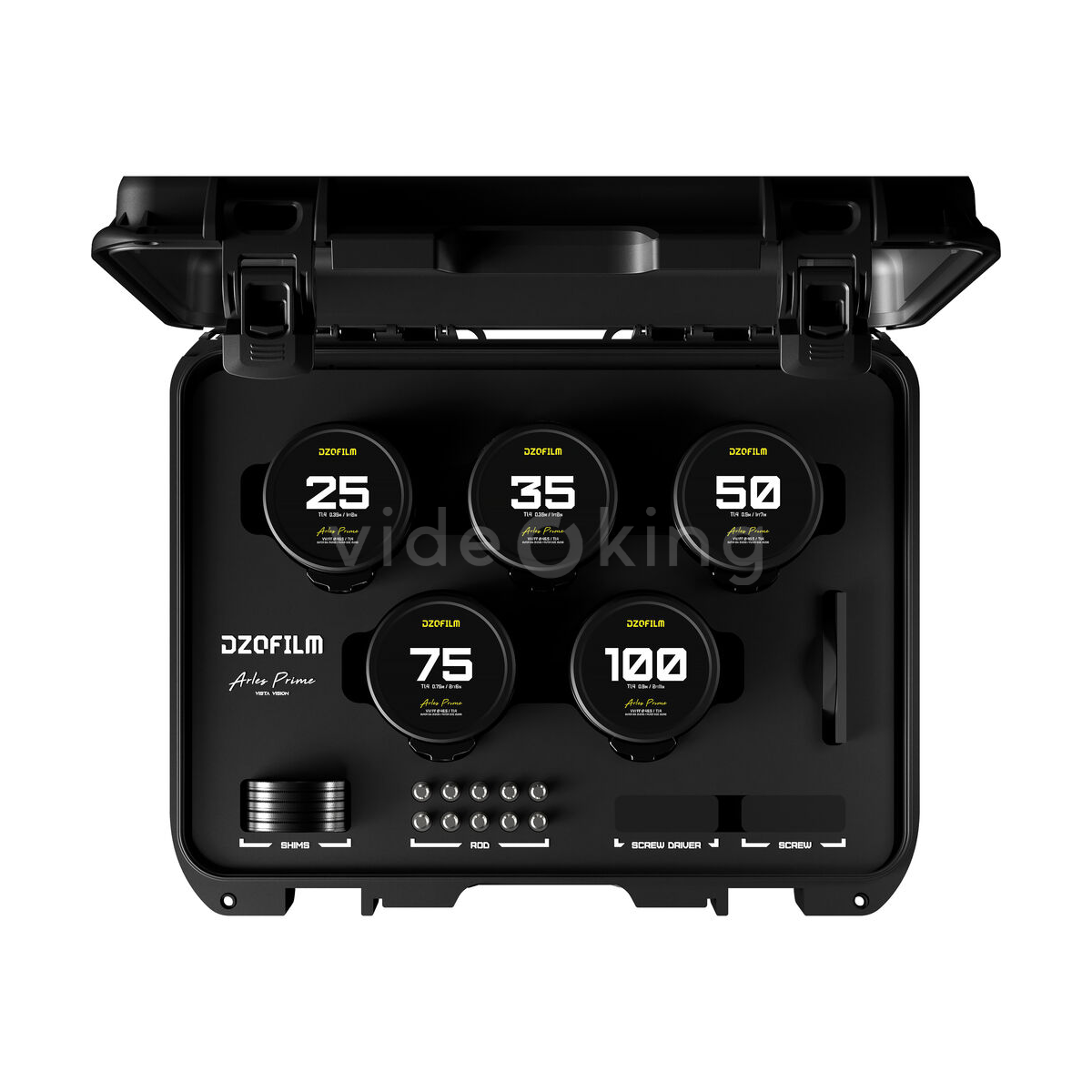 DZOFilm Arles FF/VV Prime Cine 5-Lens Set (PL+EF Mount)