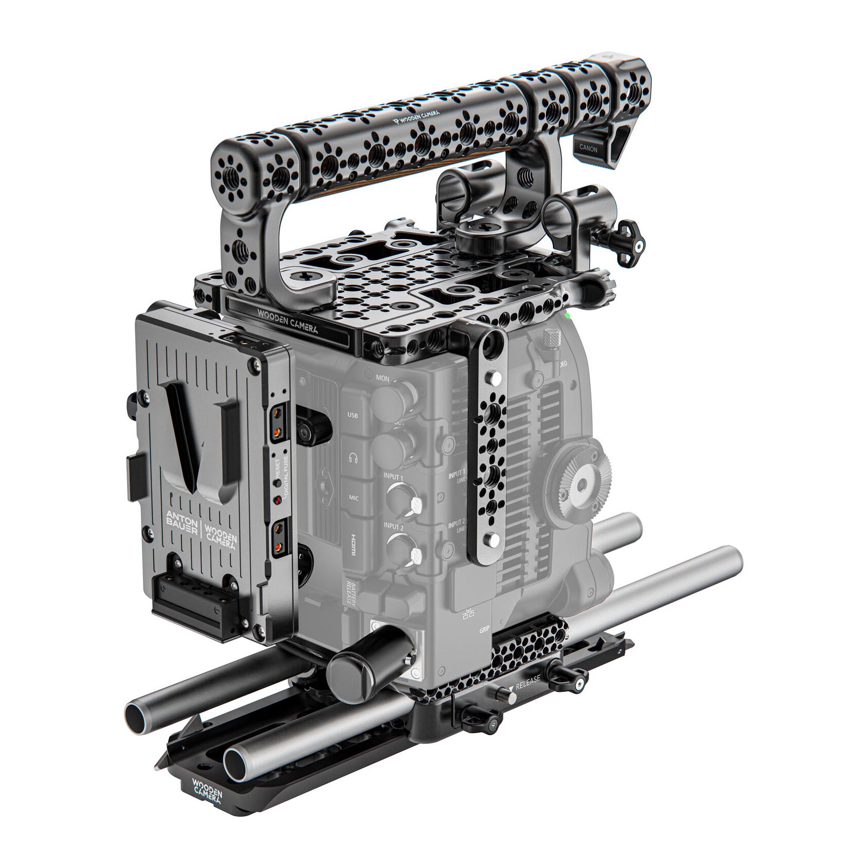 Wooden Camera Elite Accessory System for Canon EOS C400 (VM)-1